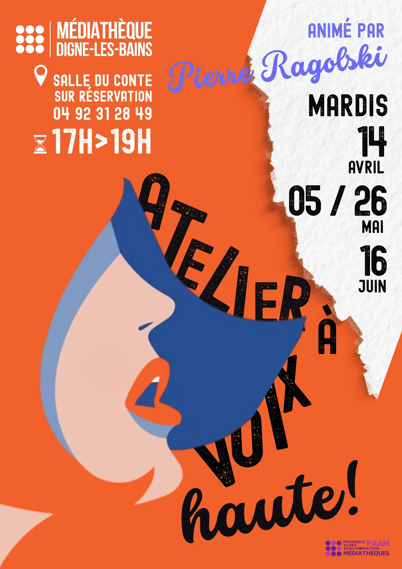 Atelier Lecture à voix haute !