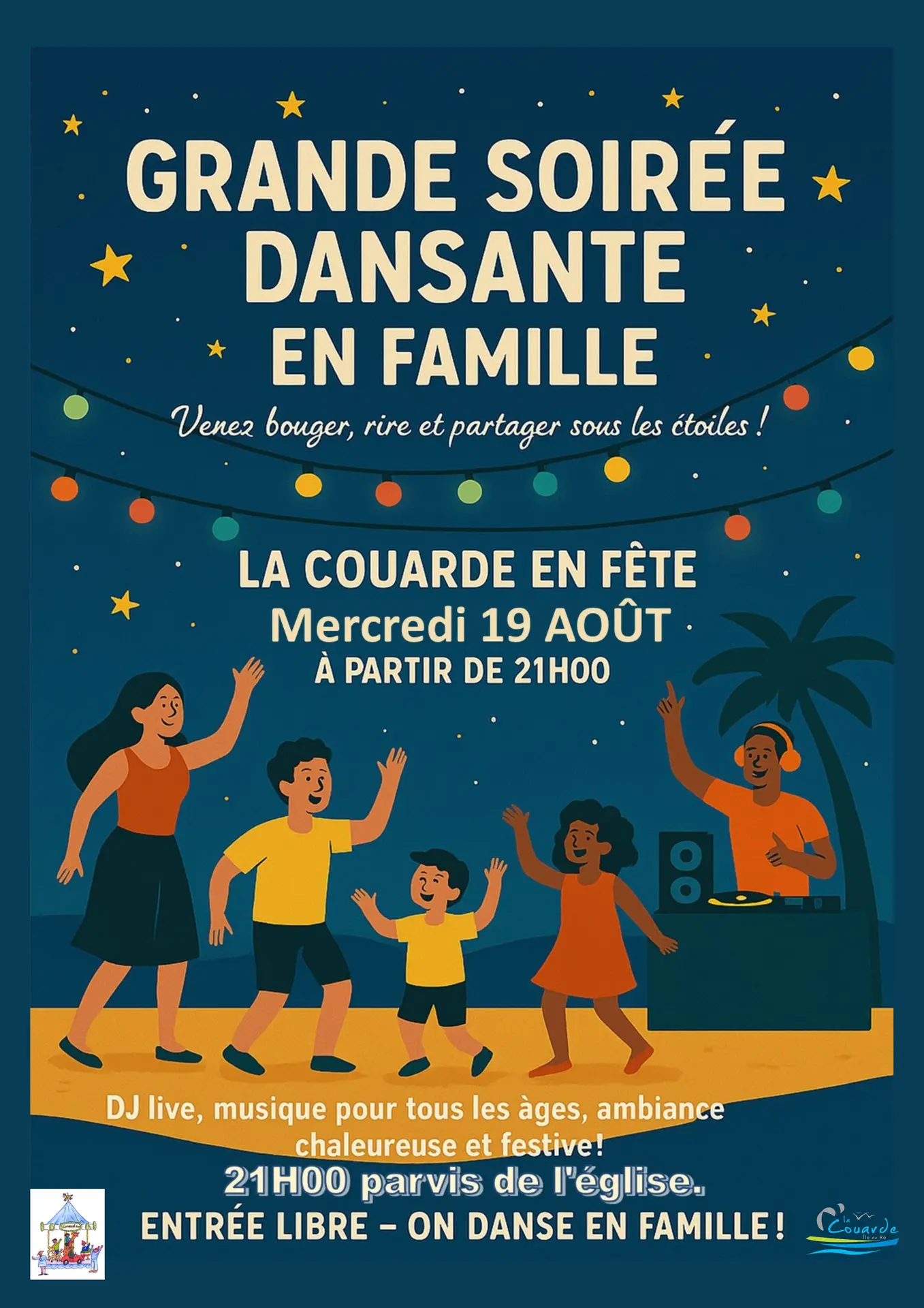 A big family dance party_La Couarde-sur-Mer