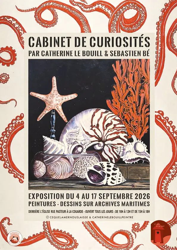 Exposition : Cabinet de curiosités par Catherine Bouill et Sébastien Bé_La Couarde-sur-Mer