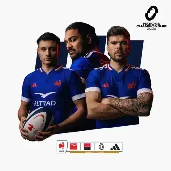 Match de rugby France contre Afrique du Sud