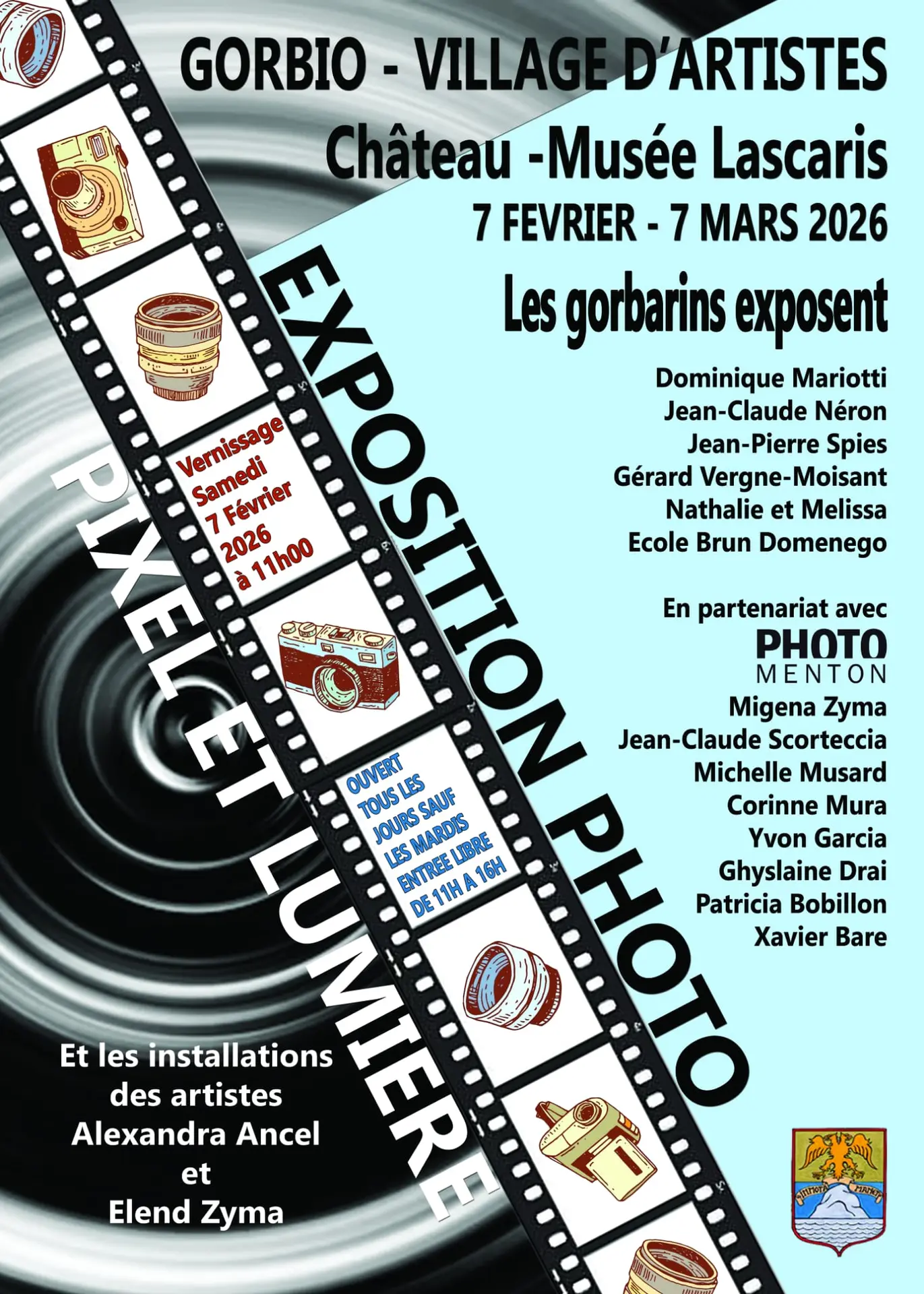 Expo Pixel et lumière Gorbio