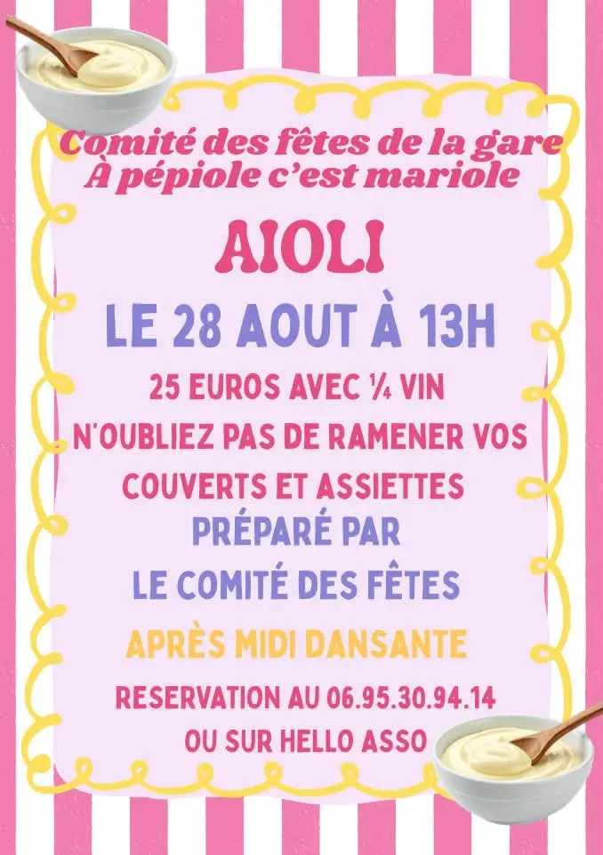 Aïoli-Menü
