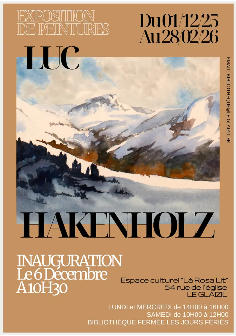 Exposition de peinture Luc Hakenholz