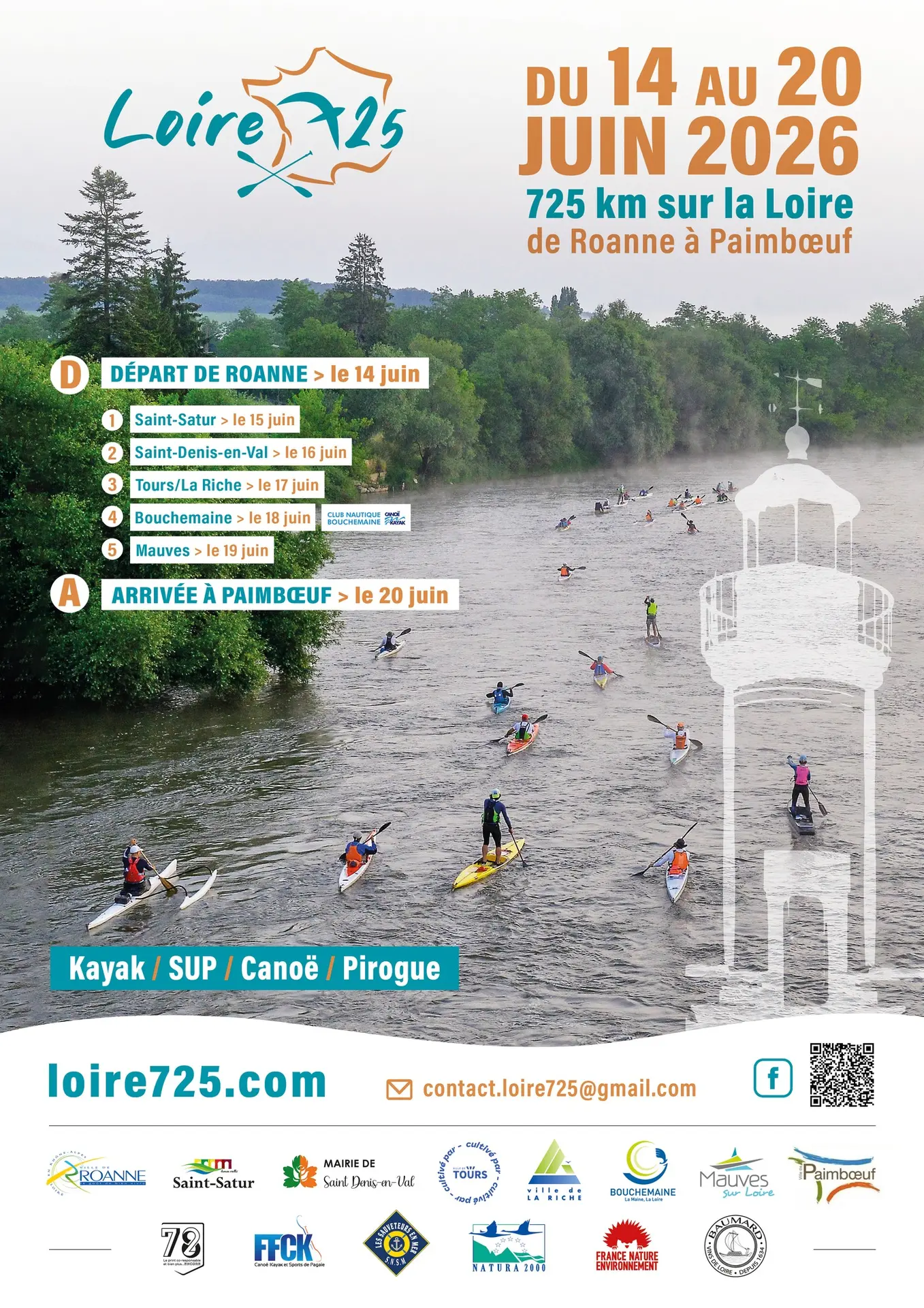 Loire 725 : course de pagaie_Roanne