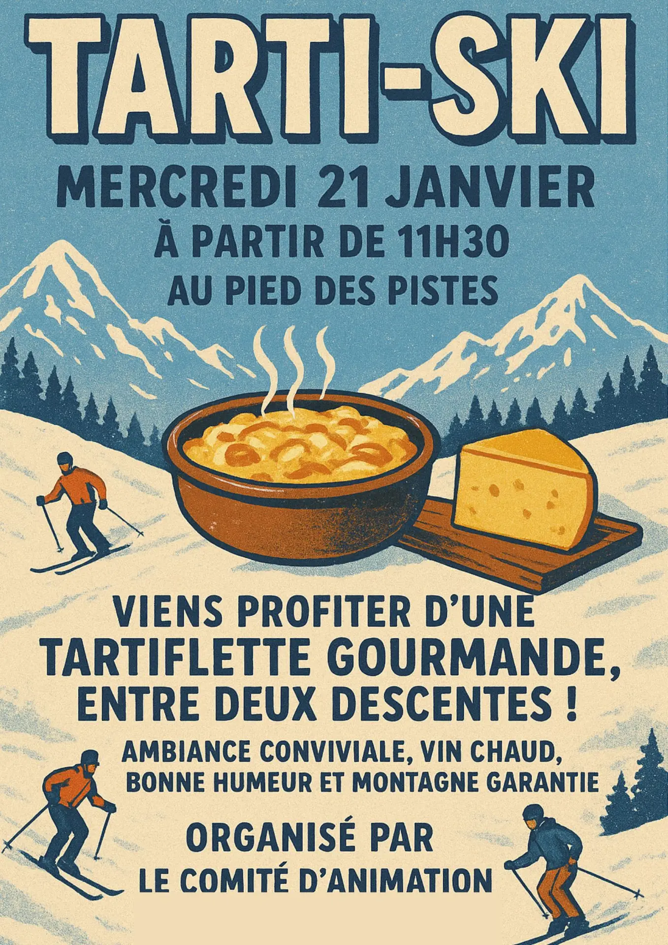 Tartiflette au ski