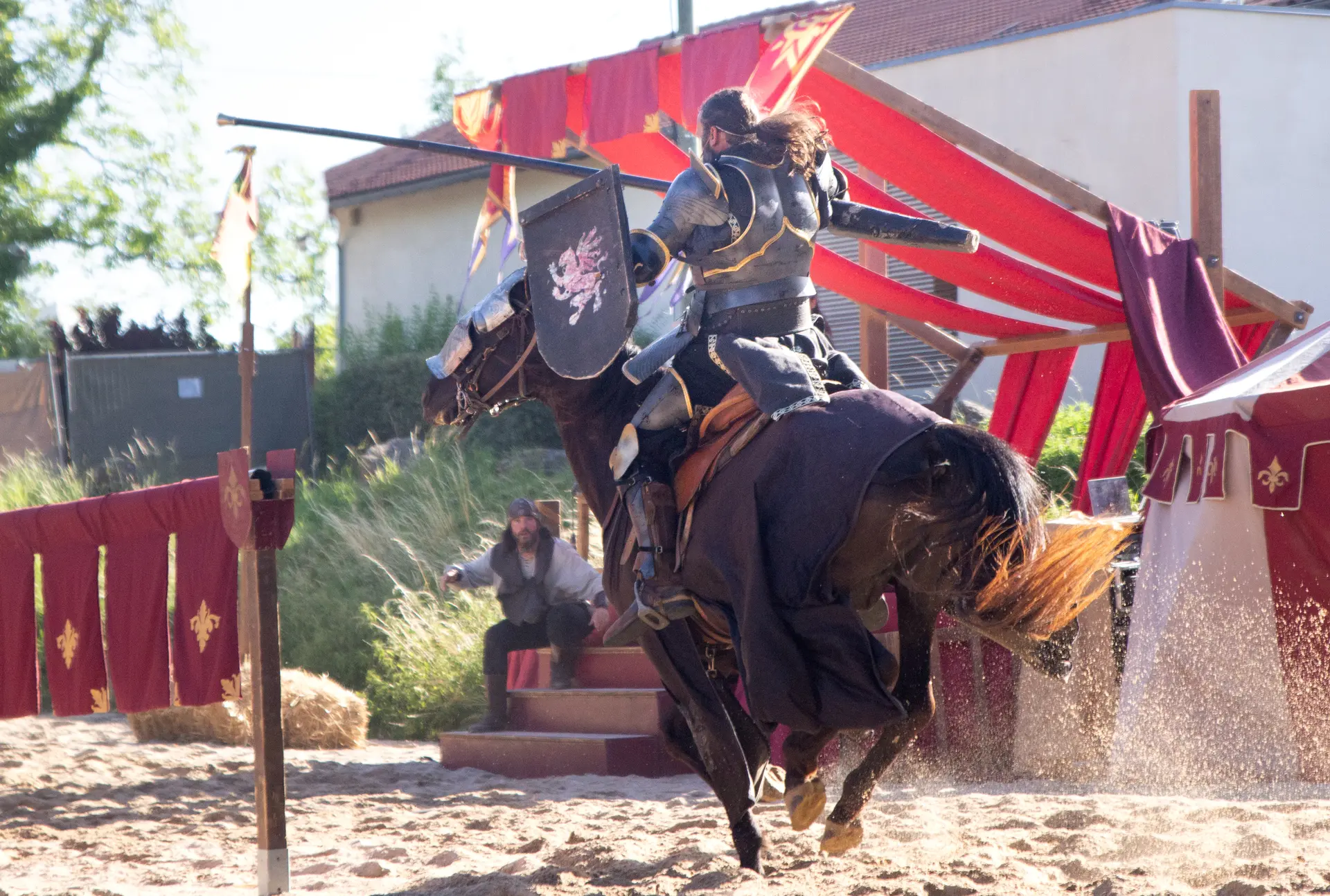 tournois équestres à Pérouges