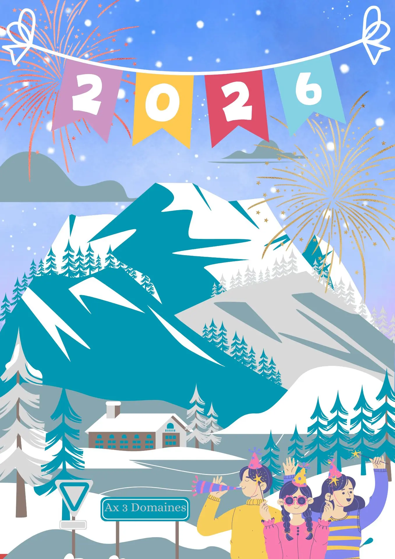 Affiche bonne année 2026