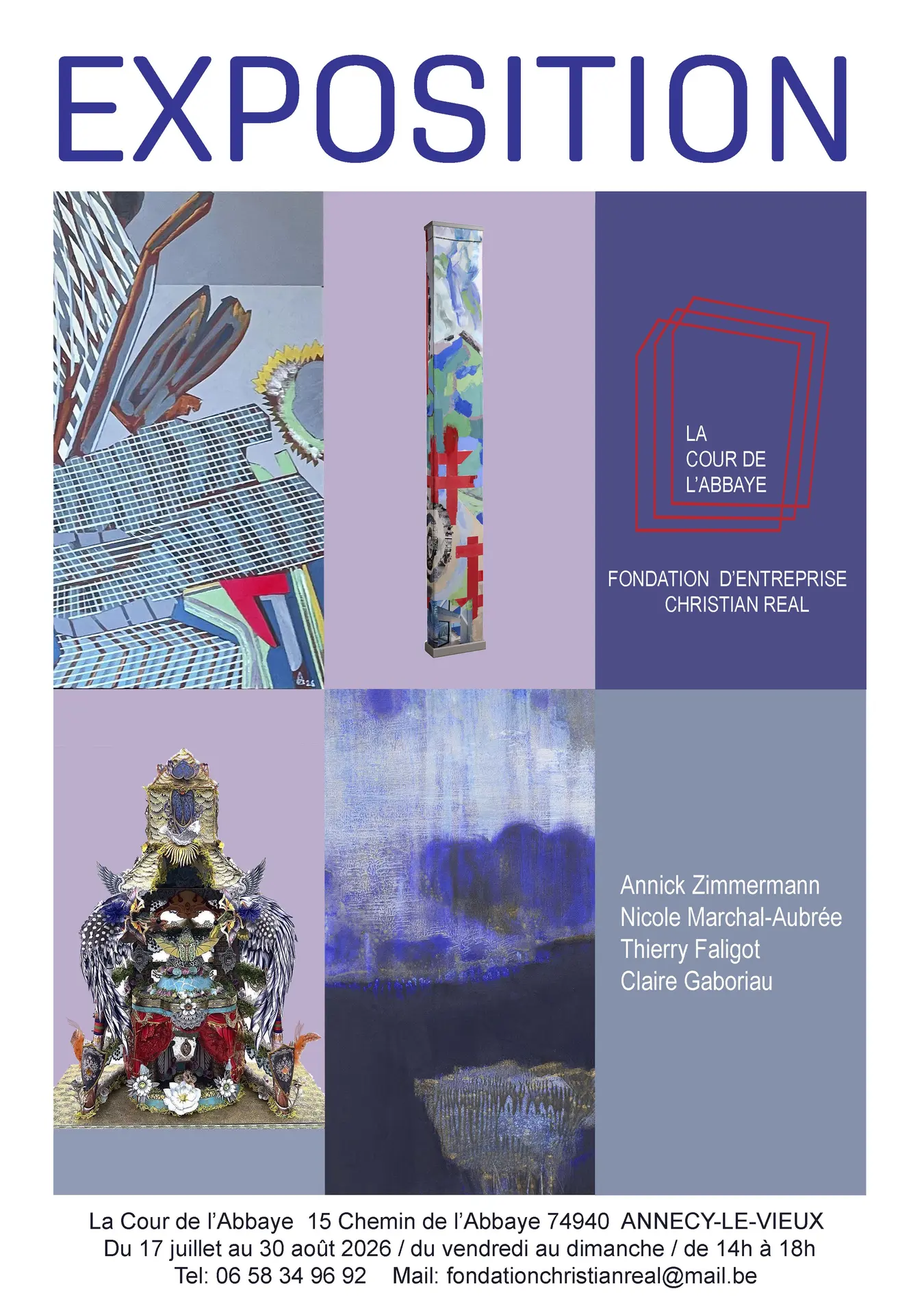 Exposition de peintures et de sculptures
