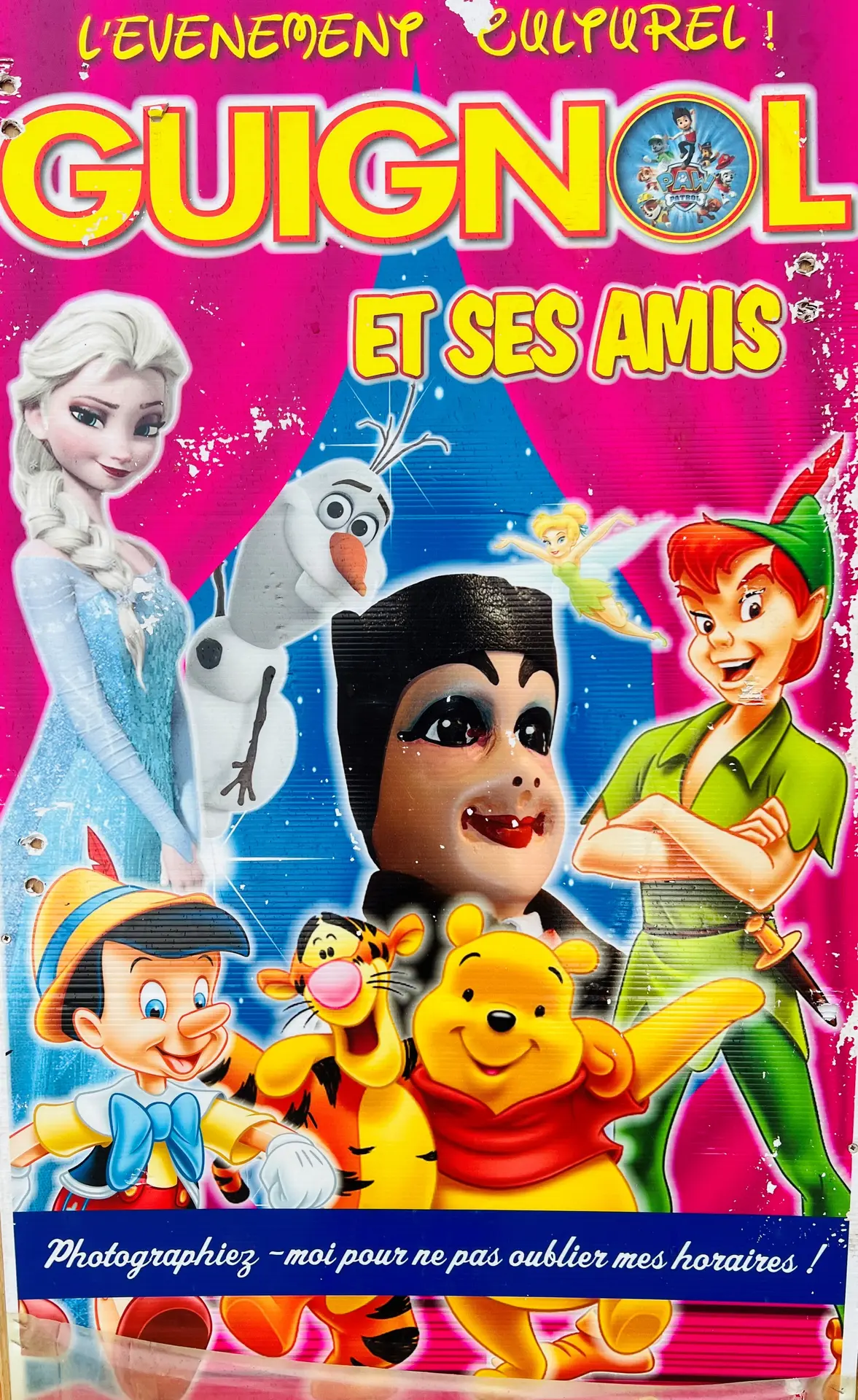 Plakat von Guignol und seinen Freunden