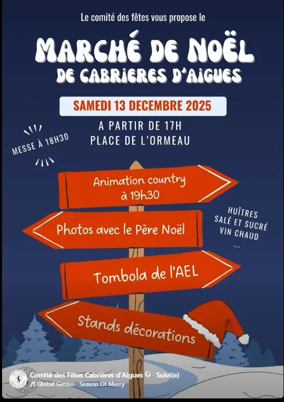 Marché de Noël à Cabrières d'Aigues_Cabrières-d'Aigues