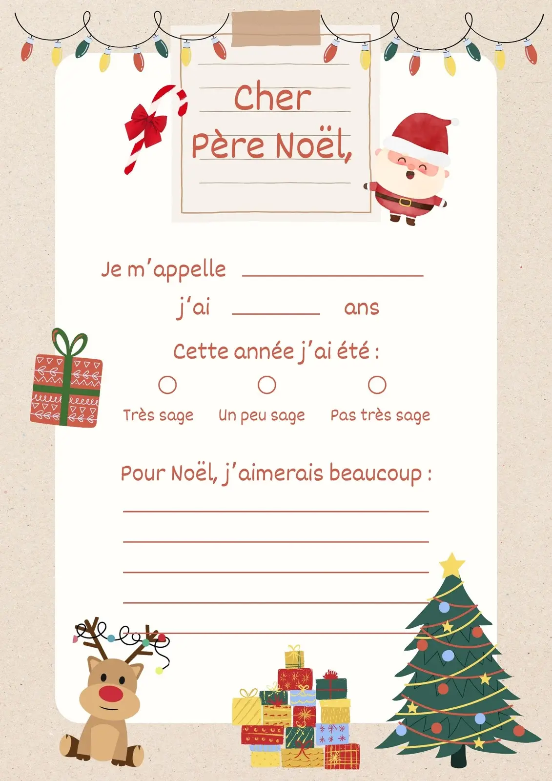 Lettre au Père Noël