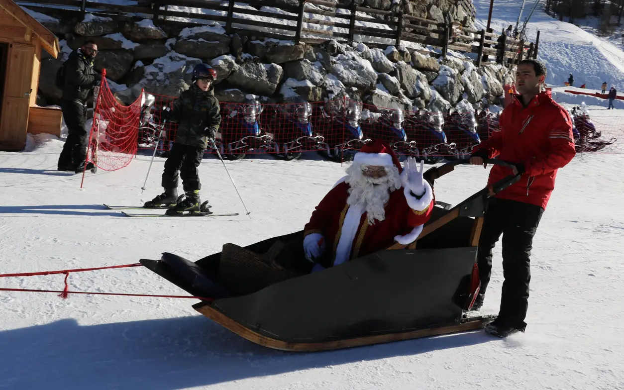 Arrivée du Père Noël_Les Orres