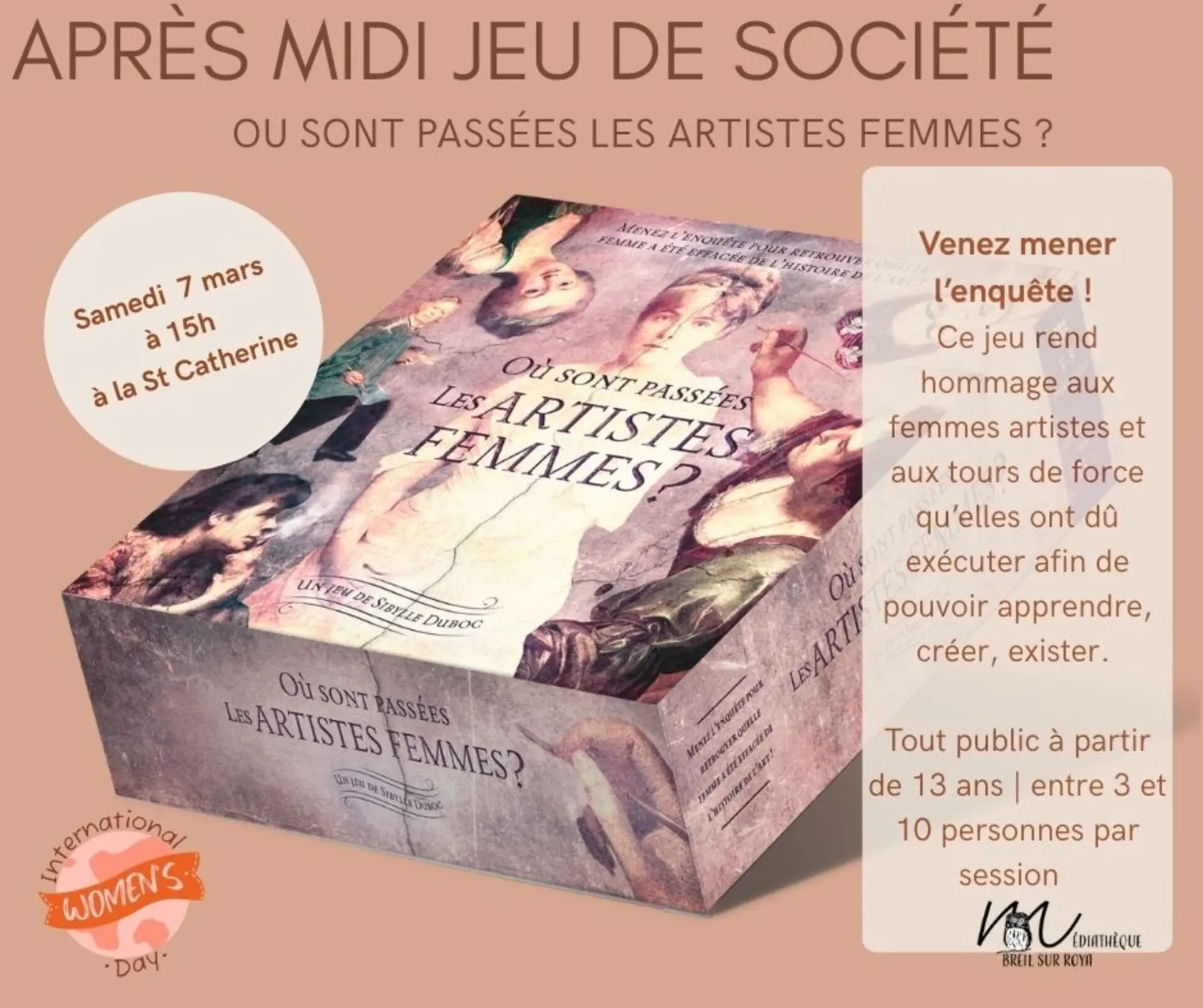 Après midi jeux de société - le printemps des poètes