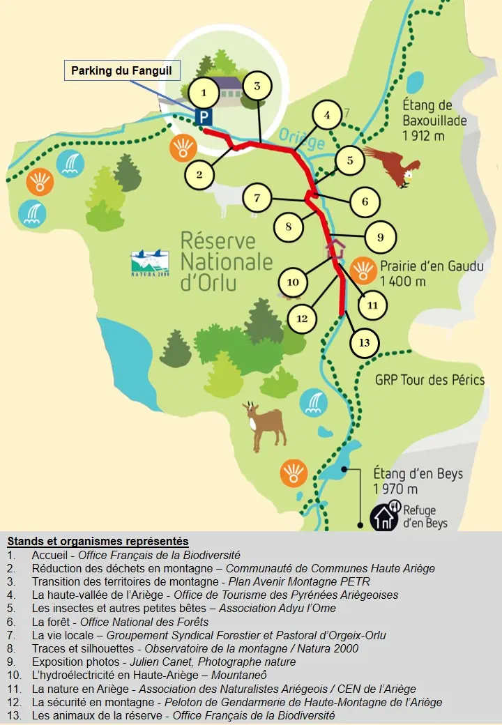 Carte journée nature Réserve Orlu