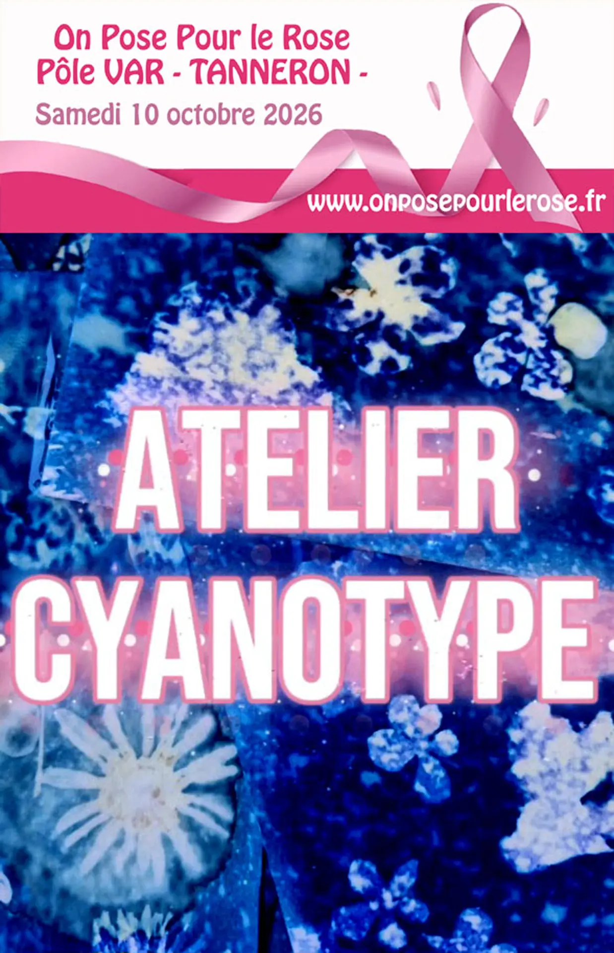 Cyanotype,sur tissus.