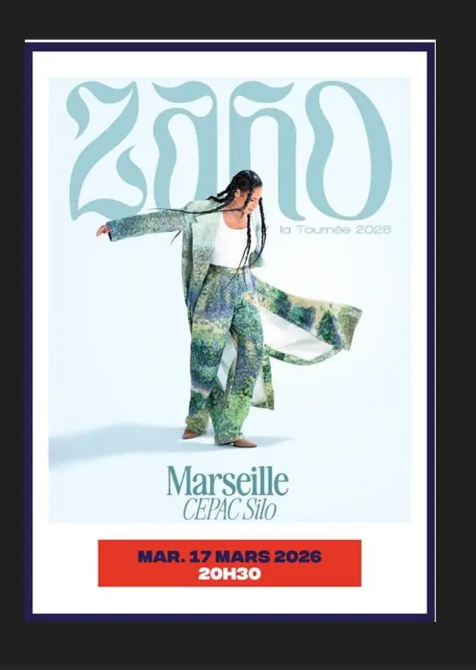 Concert de Zaho au CEPAC Silo Marseille