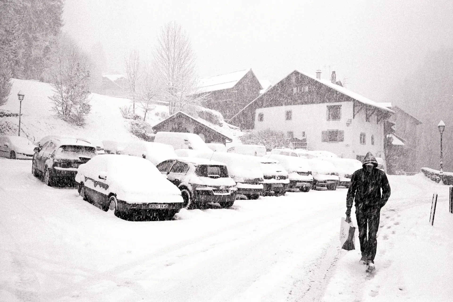 Sonwfall. Photo de Pritam Singh.