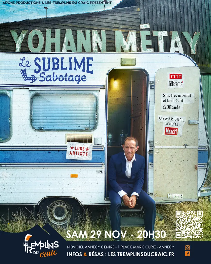Le sublime sabotage avec Yohann Métay_Annecy