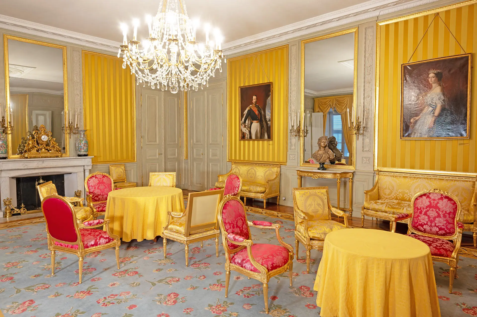 Les salons d'honneur du château des ducs de Savoie à Chambéry