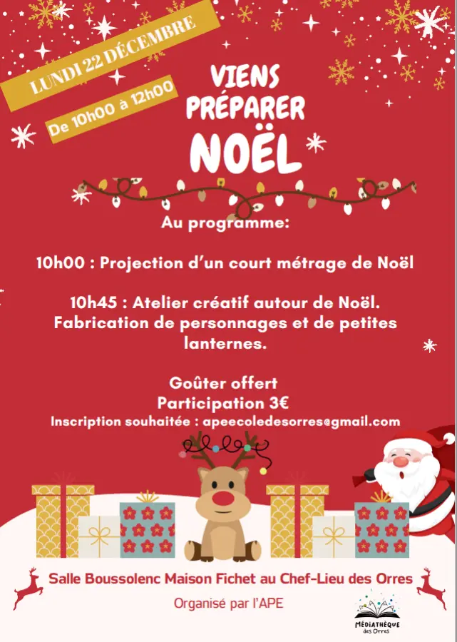 Viens préparer Noël !_Les Orres