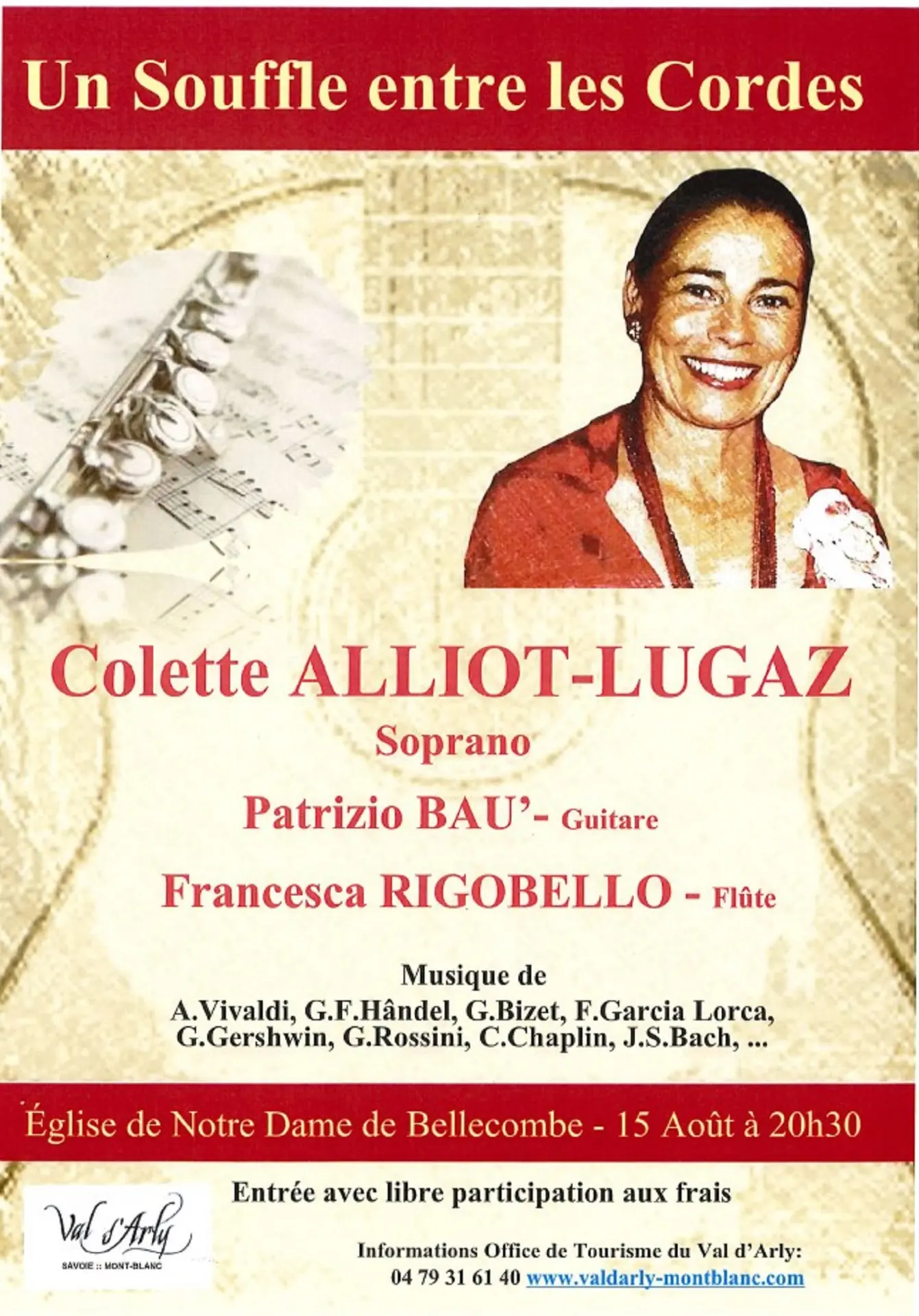 Affiche du concert