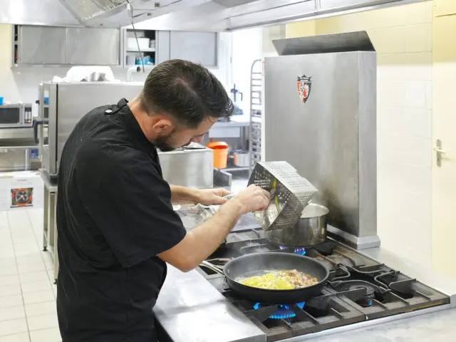 Atelier cuisine au restaurant Les Epicurieux_Culoz-Béon