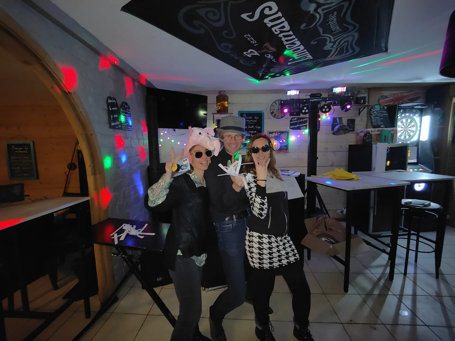 Photo d'une soirée karaoké