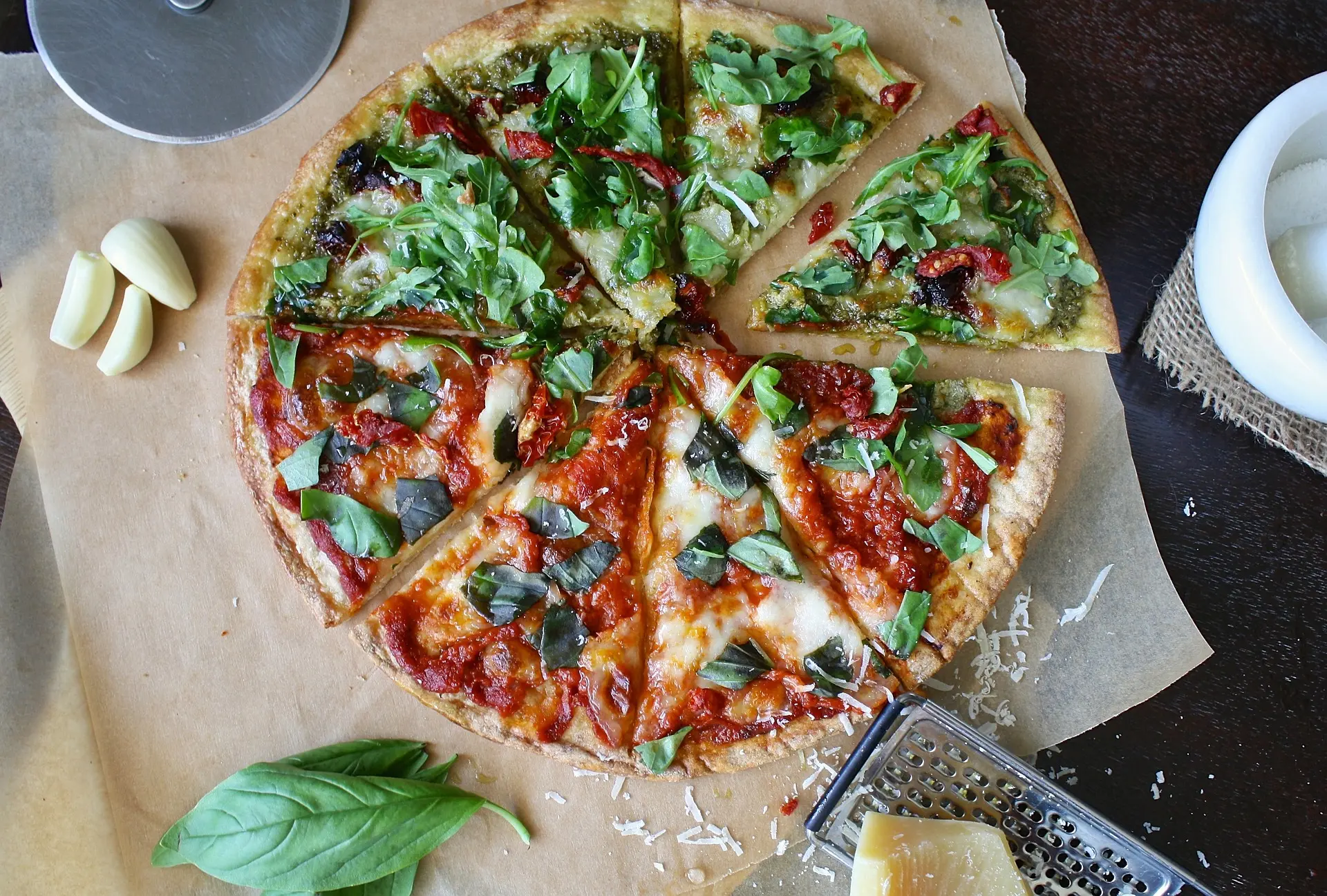 Photo d'une pizza