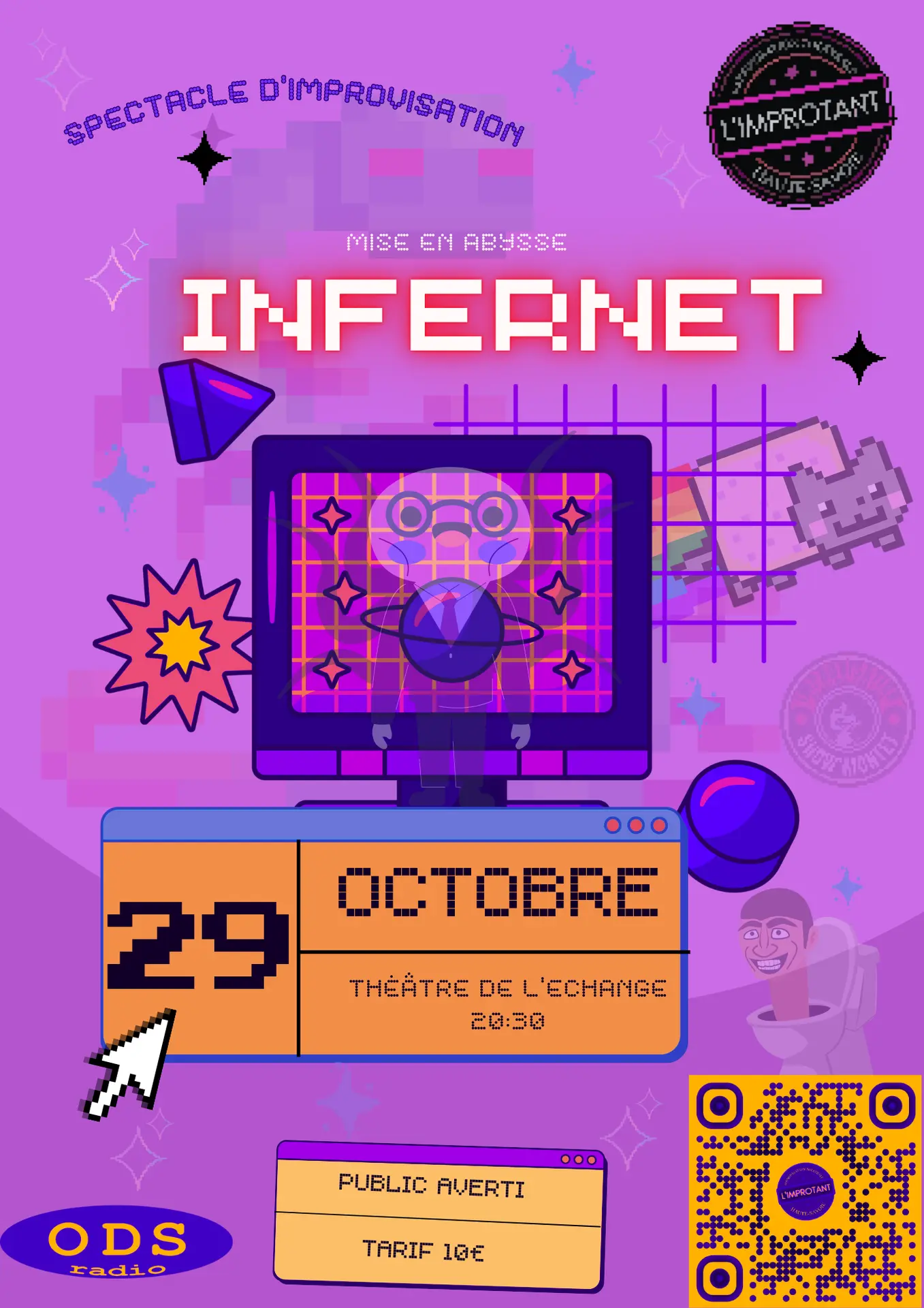 Théâtre d'improvisation : Infernet_Annecy