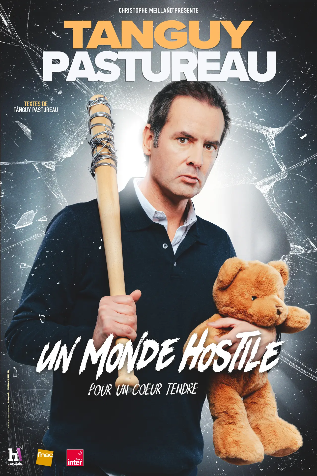 Affiche représentant l'artiste