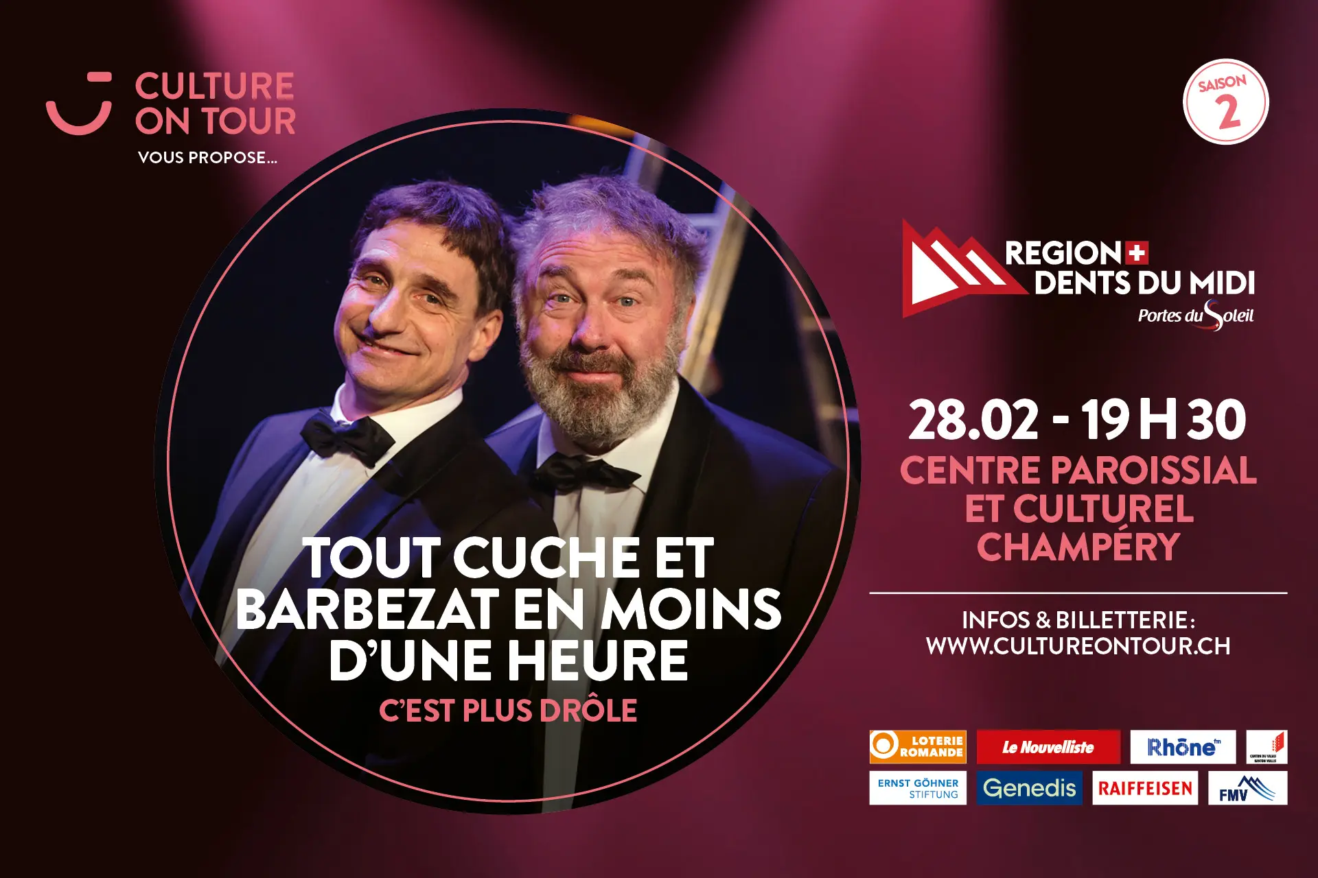 Culture on Tour | Tout Cuche et Barbezat en moins d'un heure (c'est plus drôle)_Champéry