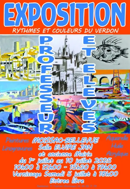 Exposition Rythmes et couleurs du Verdon