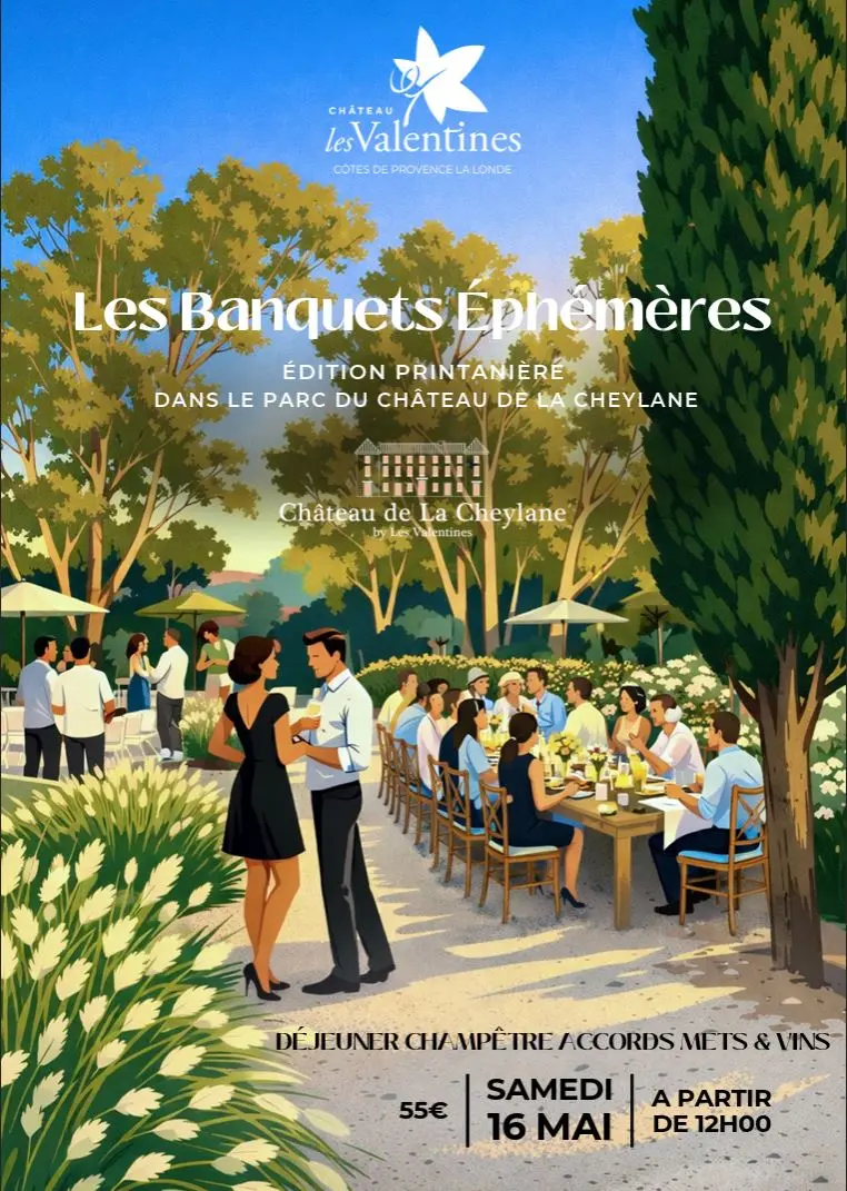 Banquet éphémère au Château de la Cheylane à La Londe-les-Maures