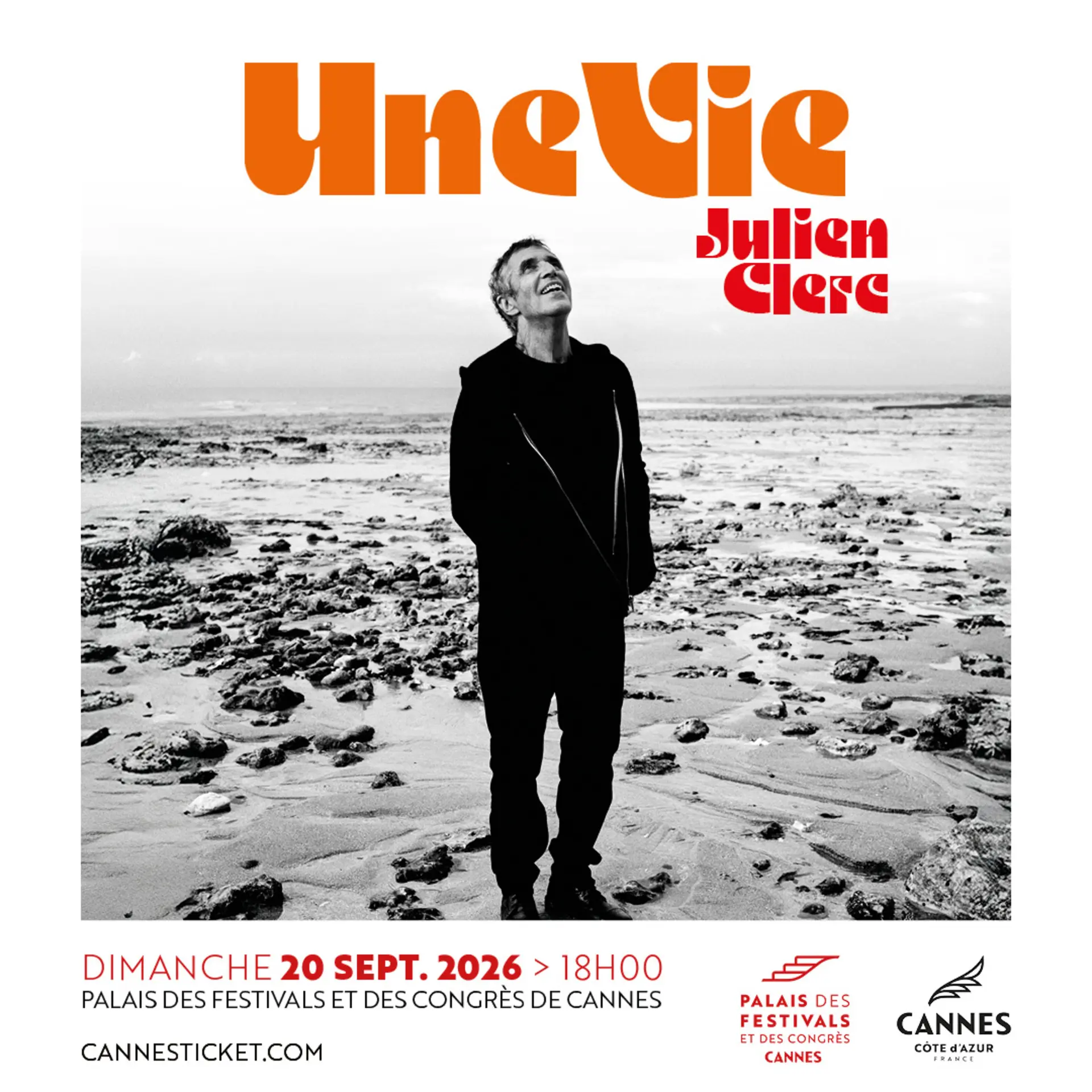 Julien Clerc - Une vie-Cannes