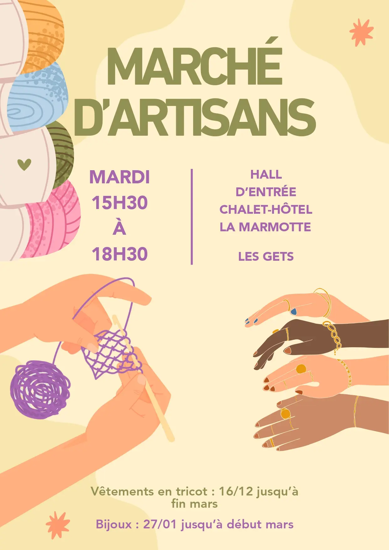 Marché d'artisans_Les Gets