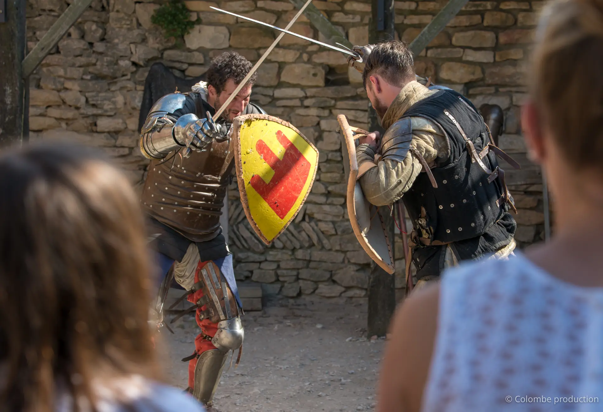 Animation à la forteresse de Mornas