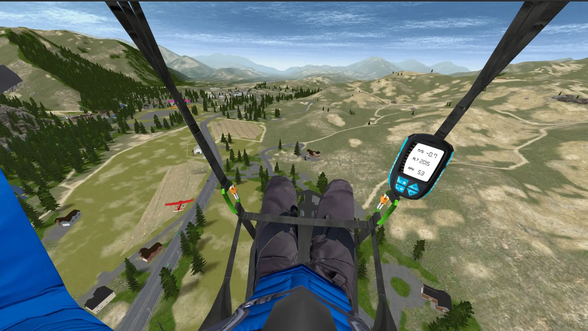 Simulateur de parapente_Les Gets