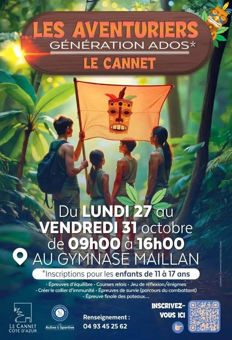 Les Aventuriers Génération Ados_Le Cannet