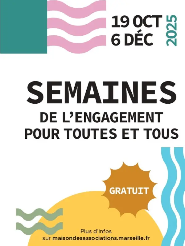 Semaines de l'engagement associatif - Ville de Marseille