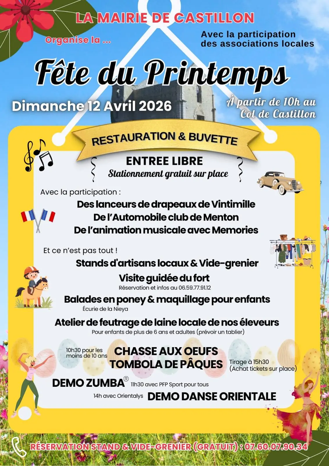 Grande Fête du Printemps et Vide Greniers à Castillon_Castillon