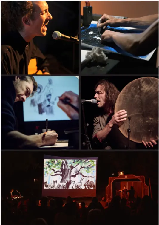 Visuels concert dessiné