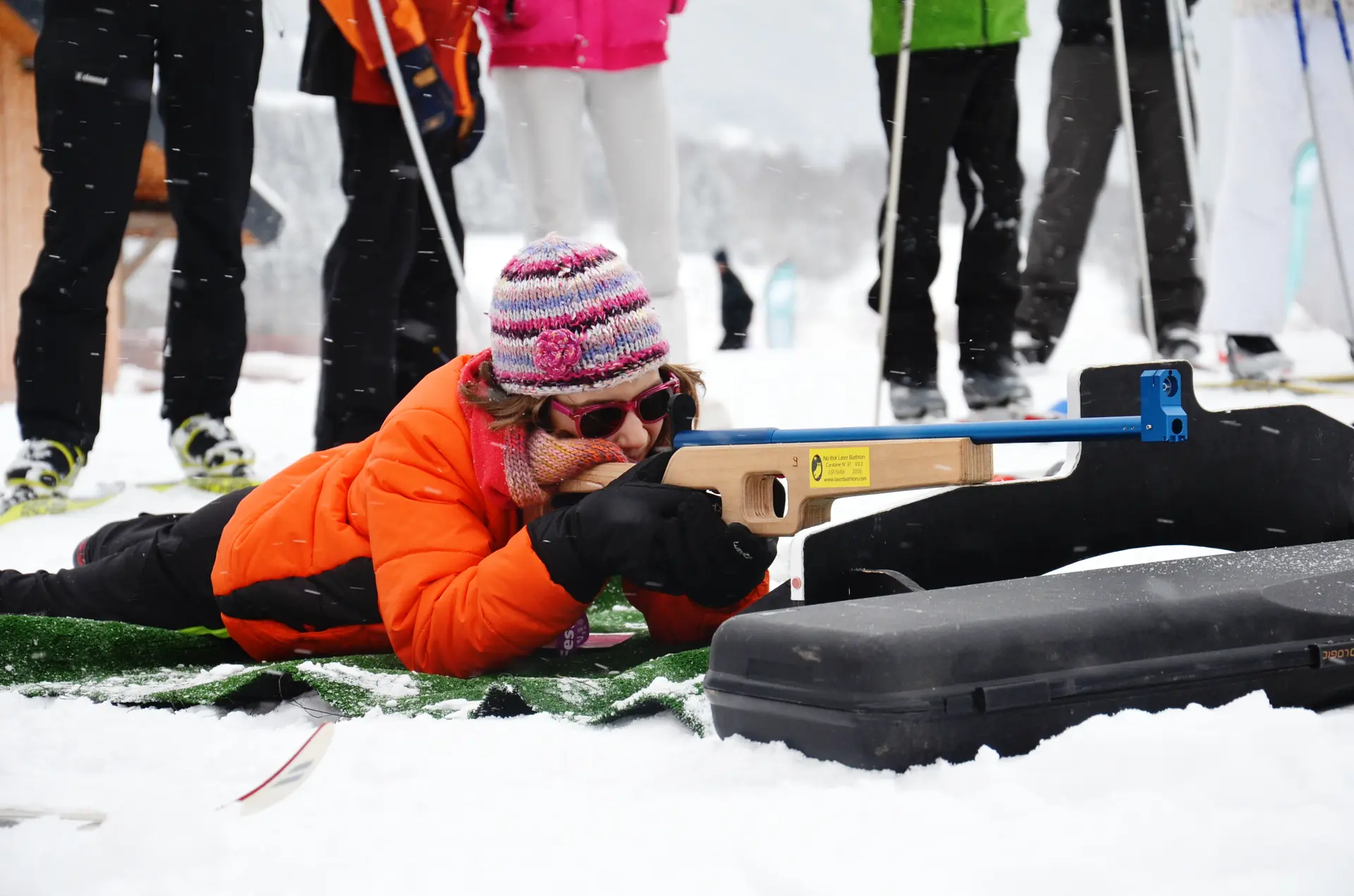 Position pour le biathlon