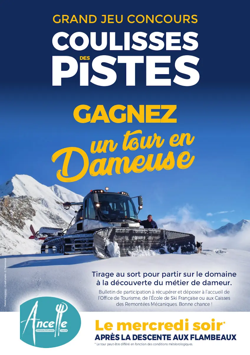 Jeu concours 'Coulisses des pistes'