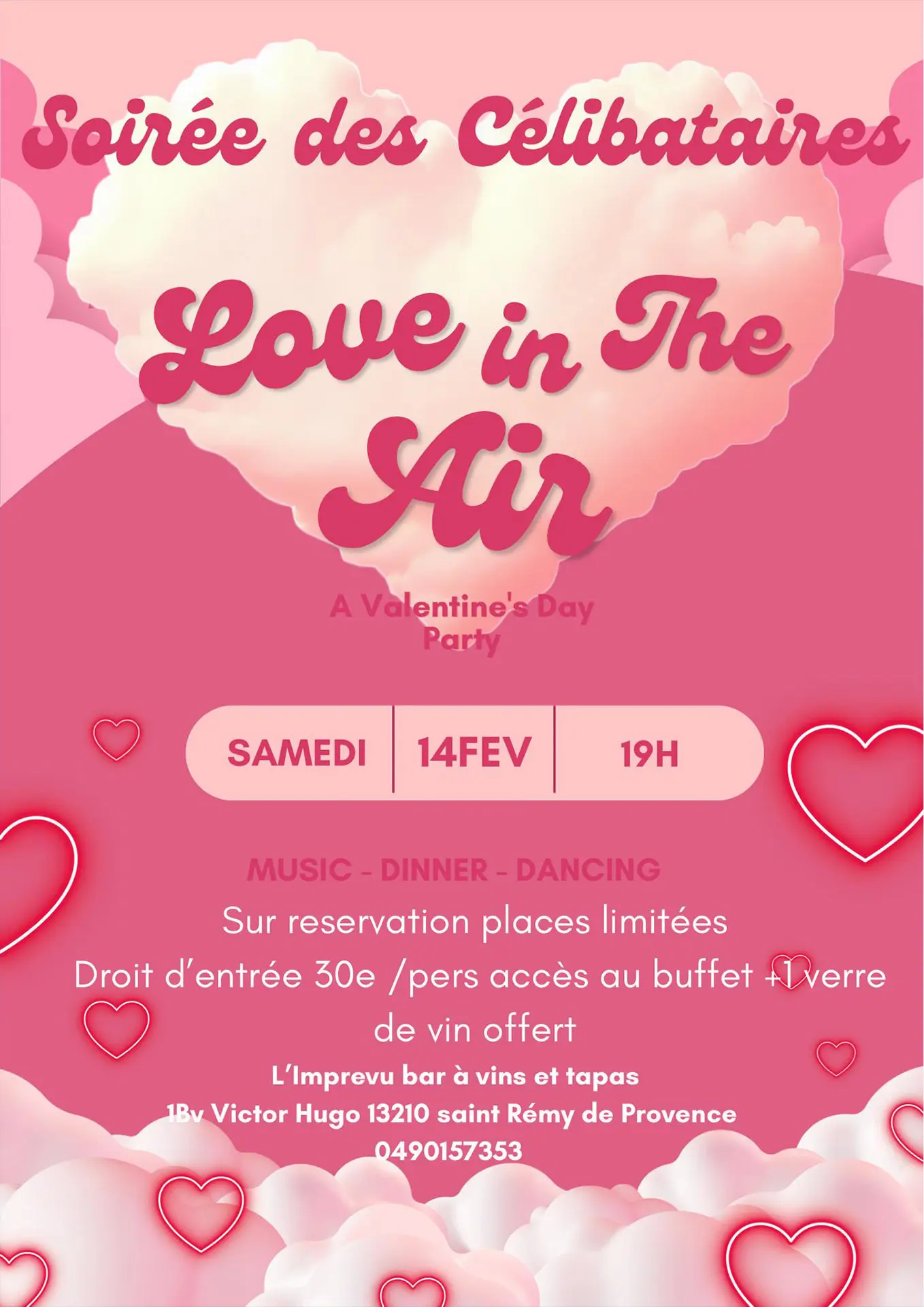 Soiree des celibataires - Love in the Air