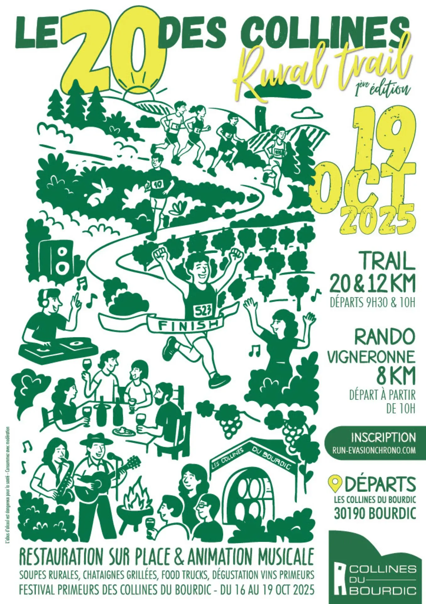 Rural trail - Le 20 des Collines_Bourdic