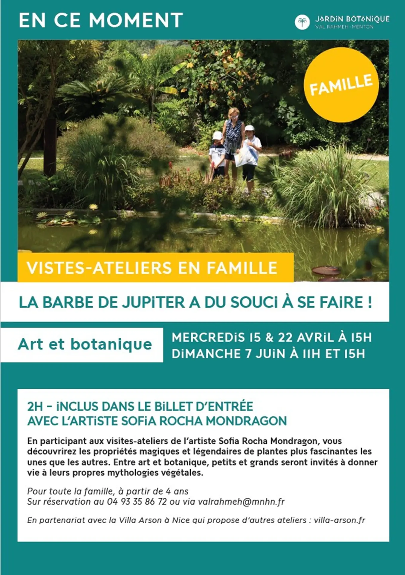 Affiche de l'atelier-visite