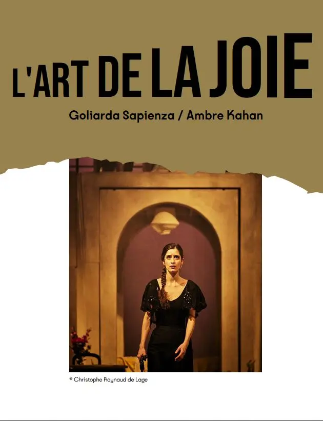 Spectacle L'Art de la joie au théâtre de la Criée