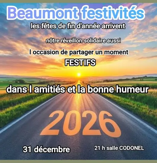 Réveillon solidaire à Beaumont de Pertuis_Beaumont-de-Pertuis