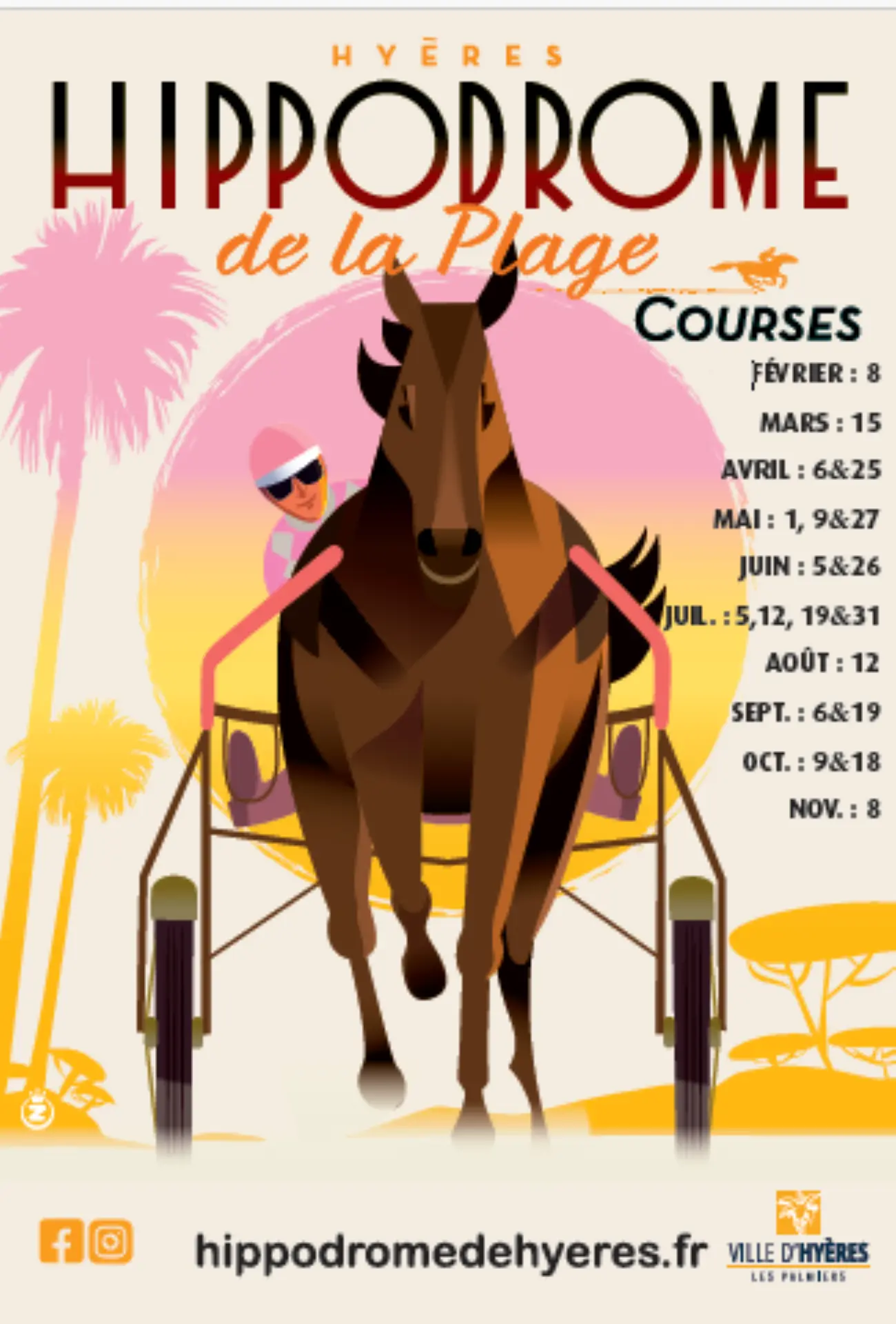 Courses hippiques à l'hippodrome d'Hyères_Hyères