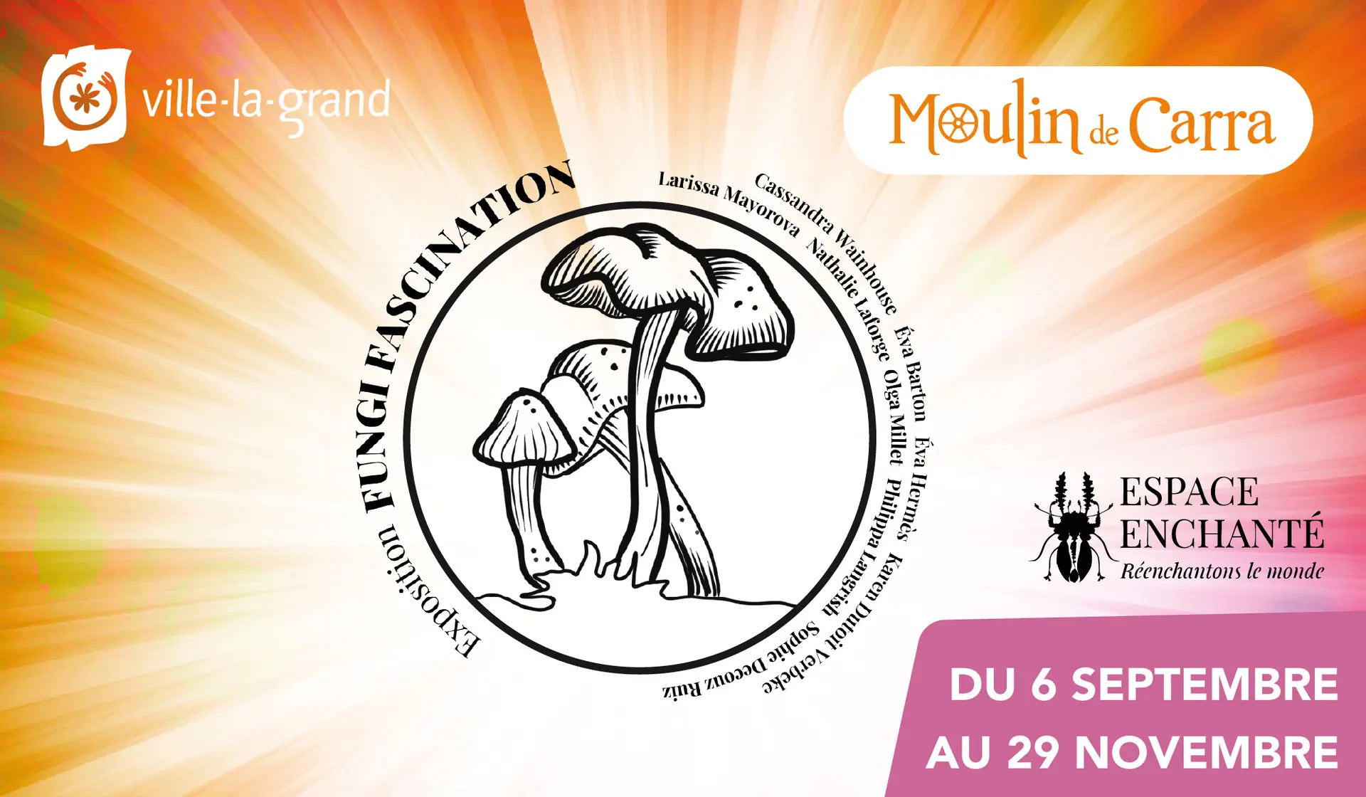 Exposition artistique Fungi Fascination_Ville-la-Grand